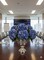 2pc 7" Dark Blue Hydrangea Bloom with 2 Layers – Artificial Flower Arrangement"